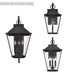 Minka-Lavery - 71283-66 - Three Light Wall Lantern - Outremont - Sand Coal Black