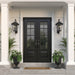 Minka-Lavery - 71284-66 - Four Light Wall Lantern - Outremont - Sand Coal Black