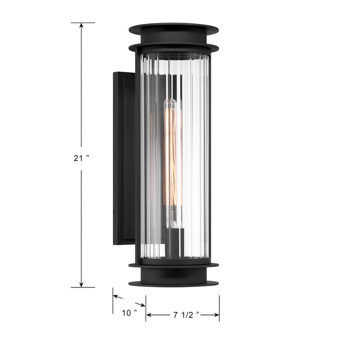 Minka-Lavery - 71291-66 - One Light Wall Sconce - Vessaro - Sand Coal Black