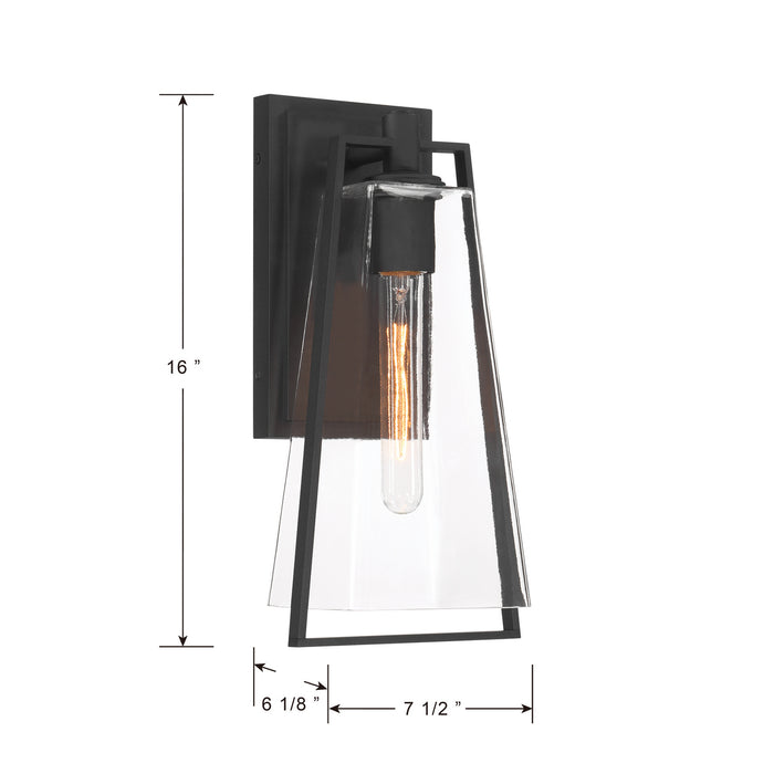 Minka-Lavery - 71300-66 - One Light Wall Sconce - Costa - Sand Coal Black