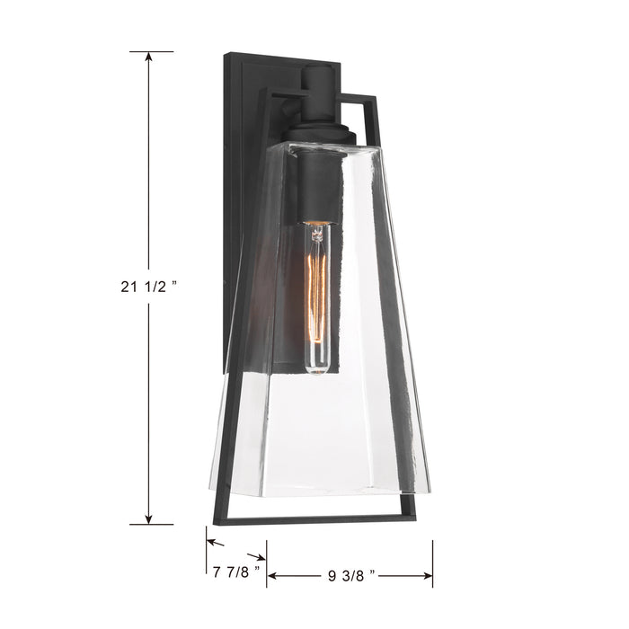 Minka-Lavery - 71301-66 - One Light Wall Sconce - Costa - Sand Coal Black