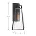 Minka-Lavery - 71301-66 - One Light Wall Sconce - Costa - Sand Coal Black