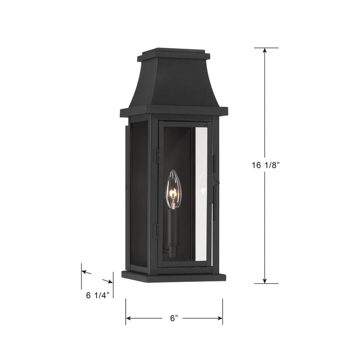 Minka-Lavery - 71320-66 - One Light Wall Sconce - Talburn - Sand Coal Black