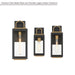 Minka-Lavery - 71330-734 - One Light Wall Sconce - Fenmark - Dark Matte Black