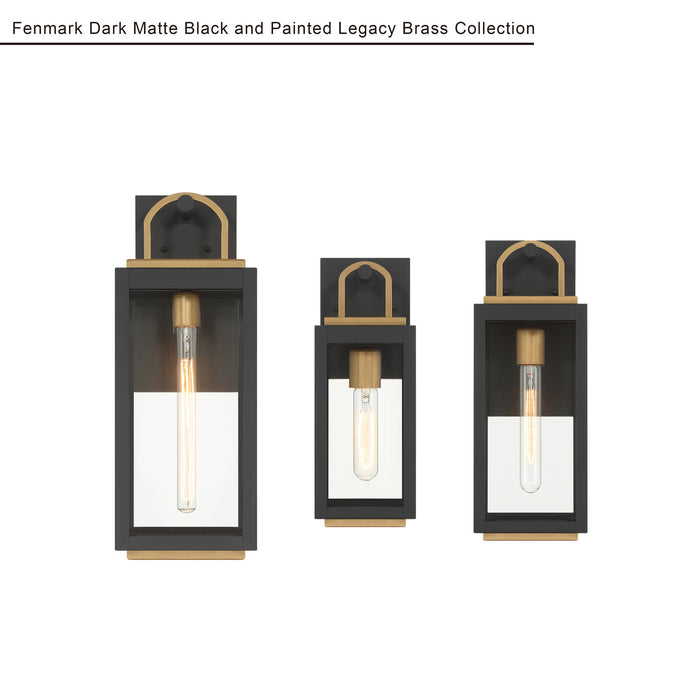 Minka-Lavery - 71331-734 - One Light Wall Sconce - Fenmark - Dark Matte Black