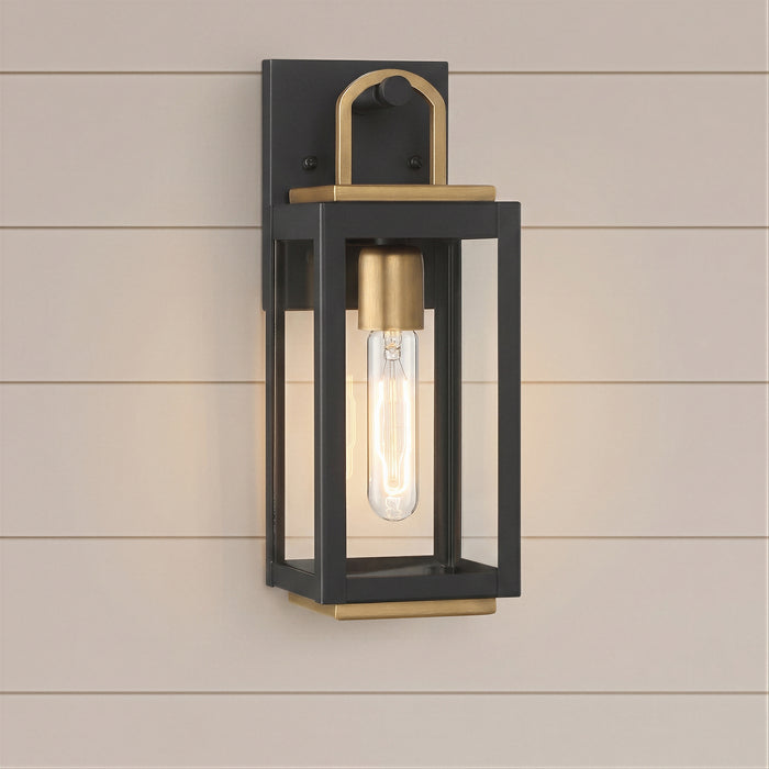 Minka-Lavery - 71331-734 - One Light Wall Sconce - Fenmark - Dark Matte Black