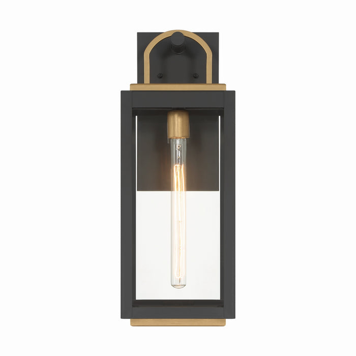 Minka-Lavery - 71332-734 - One Light Wall Sconce - Fenmark - Dark Matte Black