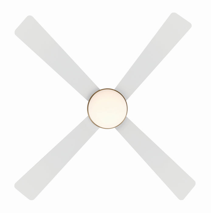 Minka Aire - F623L-BBR/ALW - 54" Ceiling Fan - Orb - Brushed Brass