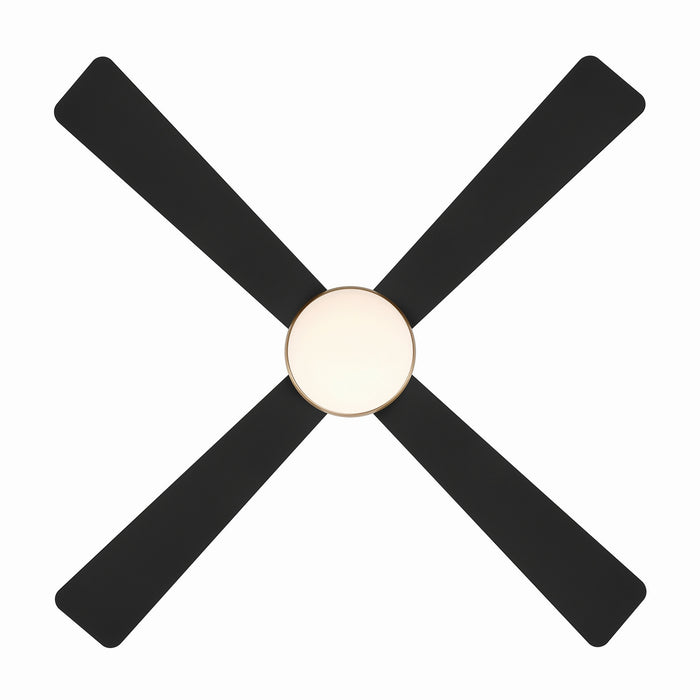 Minka Aire - F623L-BBR/CL - 54" Ceiling Fan - Orb - Brushed Brass