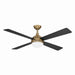 Minka Aire - F623L-BBR/CL - 54" Ceiling Fan - Orb - Brushed Brass