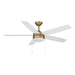 Minka Aire - F673L-BBR/ALW - 52" Ceiling Fan - Airetor - Brushed Brass