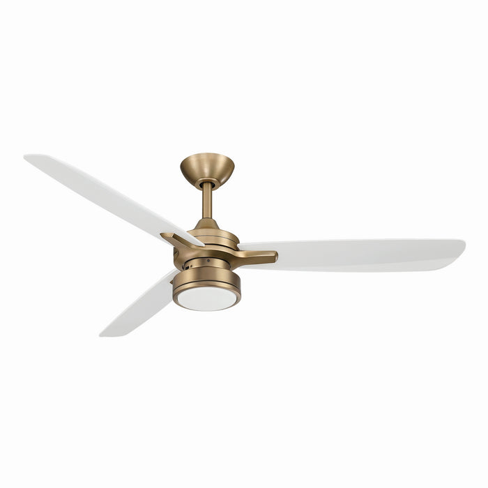 Minka Aire - F727-BBR/ALW - 52" Ceiling Fan - Rudolph - Brushed Brass
