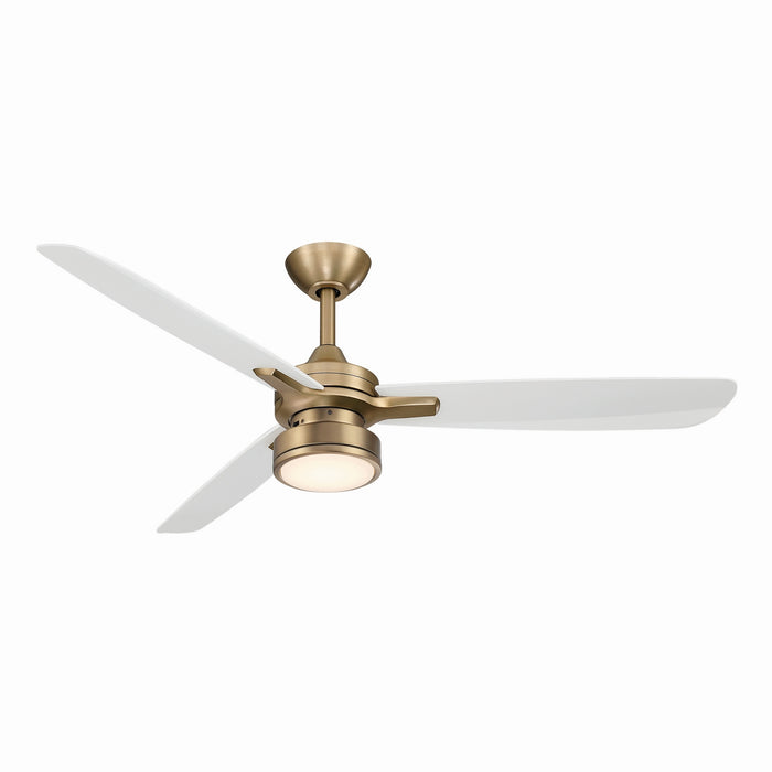 Minka Aire - F727-BBR/ALW - 52" Ceiling Fan - Rudolph - Brushed Brass