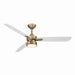 Minka Aire - F727-BBR/ALW - 52" Ceiling Fan - Rudolph - Brushed Brass