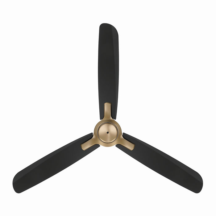 Minka Aire - F727-BBR/CL - 52" Ceiling Fan - Rudolph - Brushed Brass
