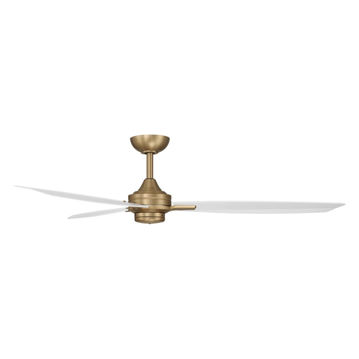Minka Aire - F728-BBR/ALW - 60" Ceiling Fan - Rudolph - Brushed Brass