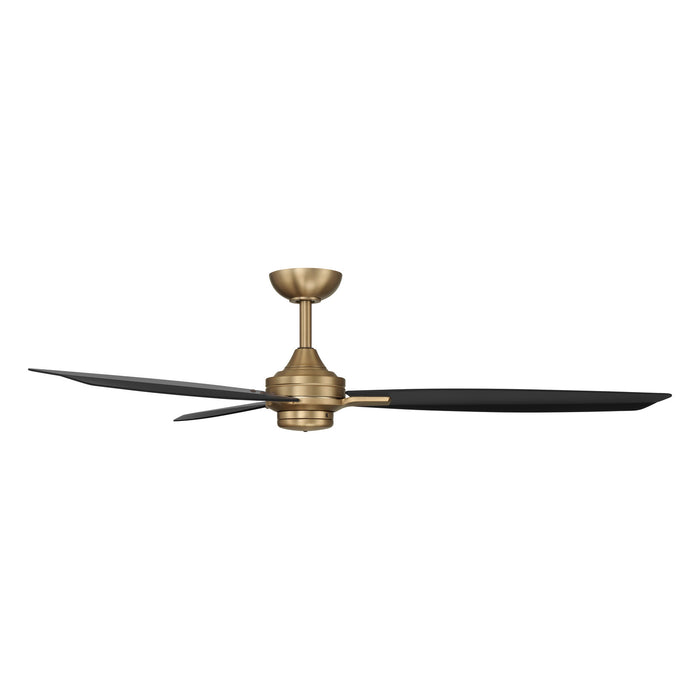 Minka Aire - F728-BBR/CL - 60" Ceiling Fan - Rudolph - Brushed Brass