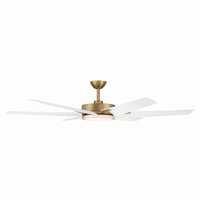 Minka Aire - F866L-HBR/ALW - 65" Ceiling Fan - Deco - Heritage Brass
