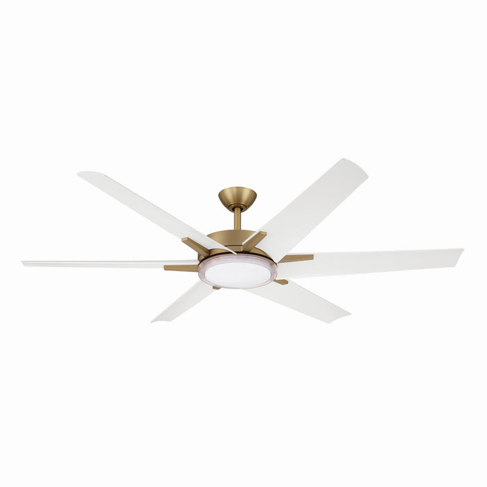 Minka Aire - F866L-HBR/ALW - 65" Ceiling Fan - Deco - Heritage Brass