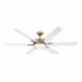 Minka Aire - F866L-HBR/ALW - 65" Ceiling Fan - Deco - Heritage Brass