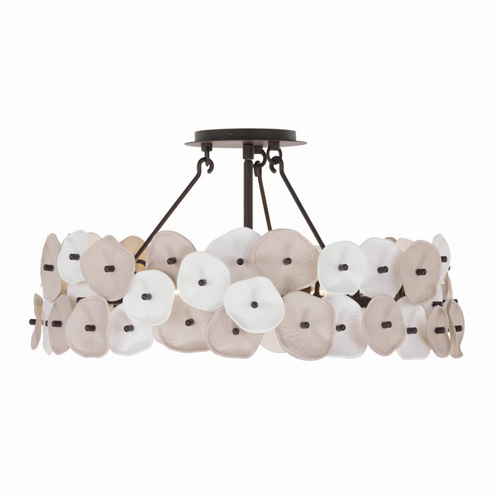 Metropolitan - N1525-860 - Five Light Semi-Flush Mount - Ravelin - Dark Bronze