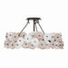 Metropolitan - N1525-860 - Five Light Semi-Flush Mount - Ravelin - Dark Bronze
