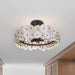 Metropolitan - N1525-860 - Five Light Semi-Flush Mount - Ravelin - Dark Bronze