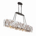 Metropolitan - N1526-860 - Four Light Linear Chandelier - Ravelin - Dark Bronze