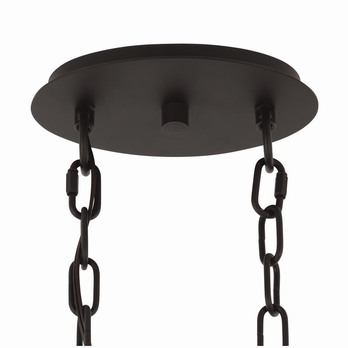 Metropolitan - N1526-860 - Four Light Linear Chandelier - Ravelin - Dark Bronze