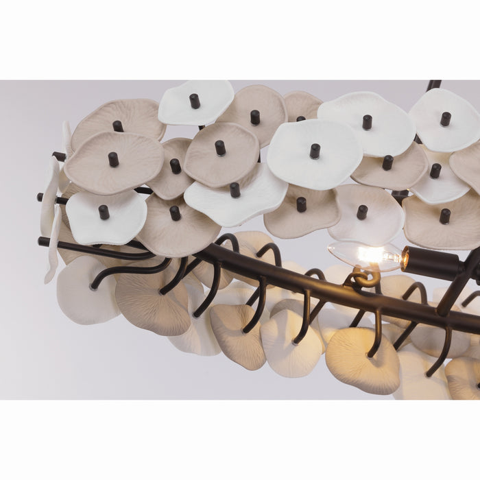Metropolitan - N1526-860 - Four Light Linear Chandelier - Ravelin - Dark Bronze
