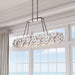 Metropolitan - N1526-860 - Four Light Linear Chandelier - Ravelin - Dark Bronze