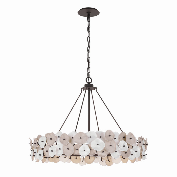 Metropolitan - N1528-860 - Eight Light Pendant - Ravelin - Dark Bronze