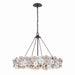 Metropolitan - N1528-860 - Eight Light Pendant - Ravelin - Dark Bronze