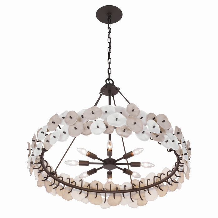 Metropolitan - N1528-860 - Eight Light Pendant - Ravelin - Dark Bronze