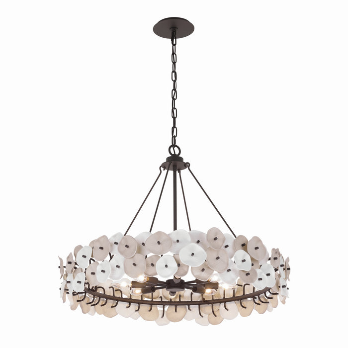 Metropolitan - N1528-860 - Eight Light Pendant - Ravelin - Dark Bronze