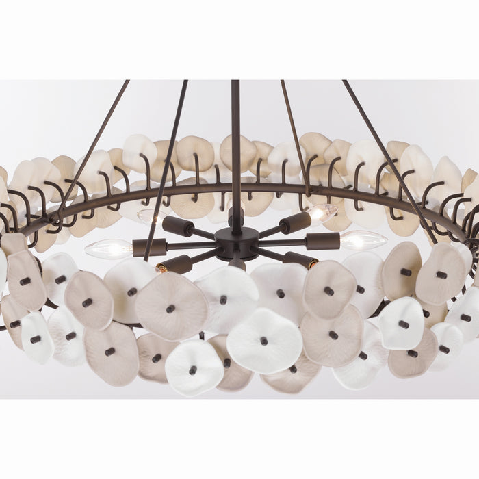 Metropolitan - N1528-860 - Eight Light Pendant - Ravelin - Dark Bronze