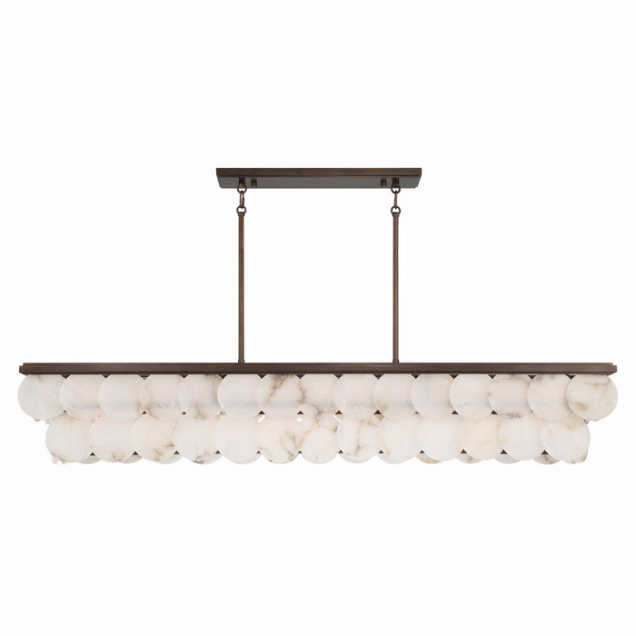 Metropolitan - N1546-868 - Eight Light Linear Chandelier - Olyra - Plated Dark Bronze