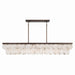 Metropolitan - N1546-868 - Eight Light Linear Chandelier - Olyra - Plated Dark Bronze