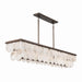 Metropolitan - N1546-868 - Eight Light Linear Chandelier - Olyra - Plated Dark Bronze