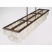 Metropolitan - N1546-868 - Eight Light Linear Chandelier - Olyra - Plated Dark Bronze