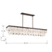 Metropolitan - N1546-868 - Eight Light Linear Chandelier - Olyra - Plated Dark Bronze