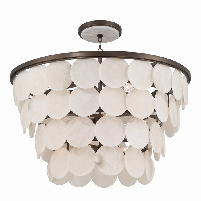 Metropolitan - N1549-868 - 12 Light Convertible Pendant/Semi-Flush Mount - Olyra - Plated Dark Bronze
