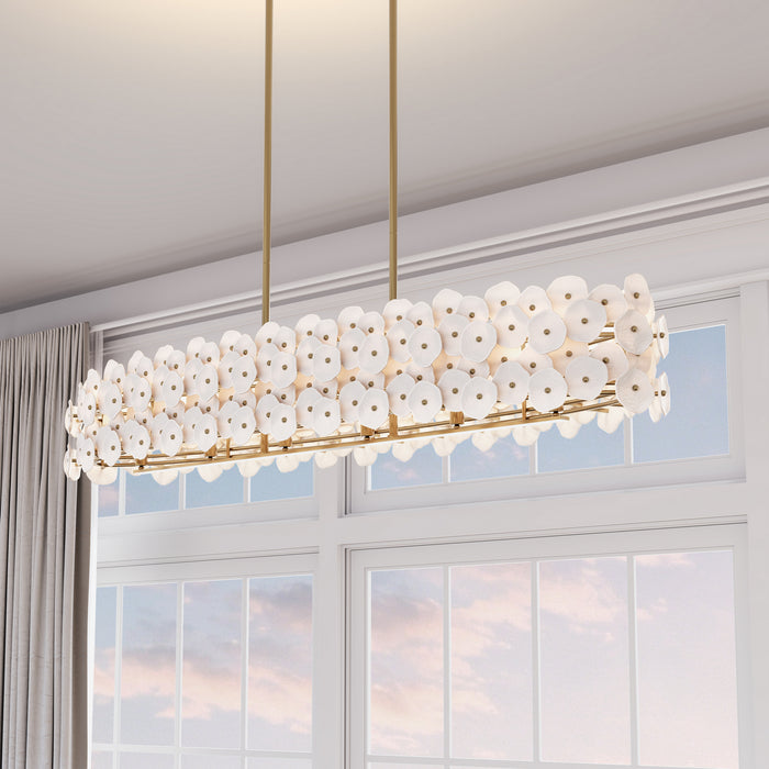Metropolitan - N1825-732 - Six Light Linear Chandelier - Coastlyn - Legacy Brass