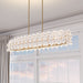 Metropolitan - N1825-732 - Six Light Linear Chandelier - Coastlyn - Legacy Brass