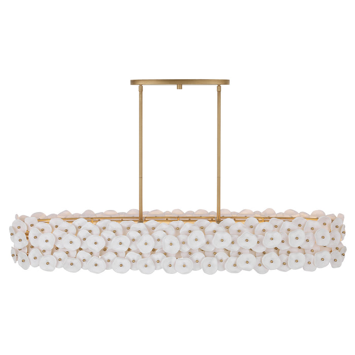 Metropolitan - N1825-732 - Six Light Linear Chandelier - Coastlyn - Legacy Brass