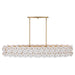 Metropolitan - N1825-732 - Six Light Linear Chandelier - Coastlyn - Legacy Brass