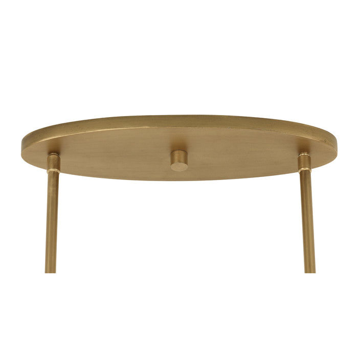 Metropolitan - N1825-732 - Six Light Linear Chandelier - Coastlyn - Legacy Brass