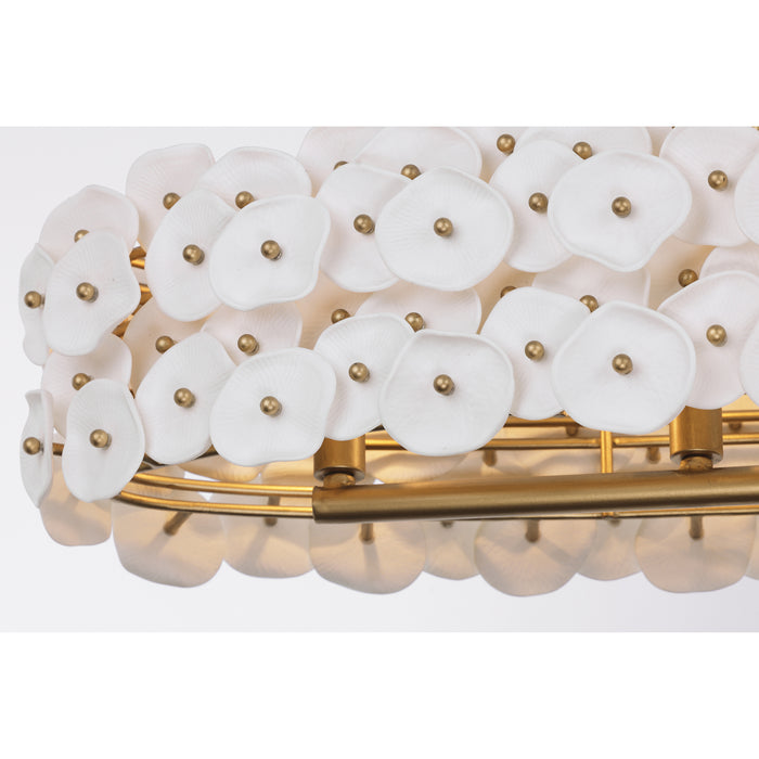 Metropolitan - N1825-732 - Six Light Linear Chandelier - Coastlyn - Legacy Brass