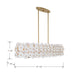 Metropolitan - N1825-732 - Six Light Linear Chandelier - Coastlyn - Legacy Brass