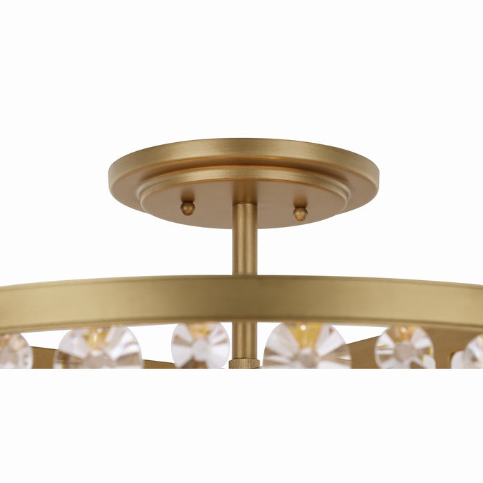Metropolitan - N1835-870 - Five Light Semi-Flush Mount - Nova Mara - Painted Legacy Brass